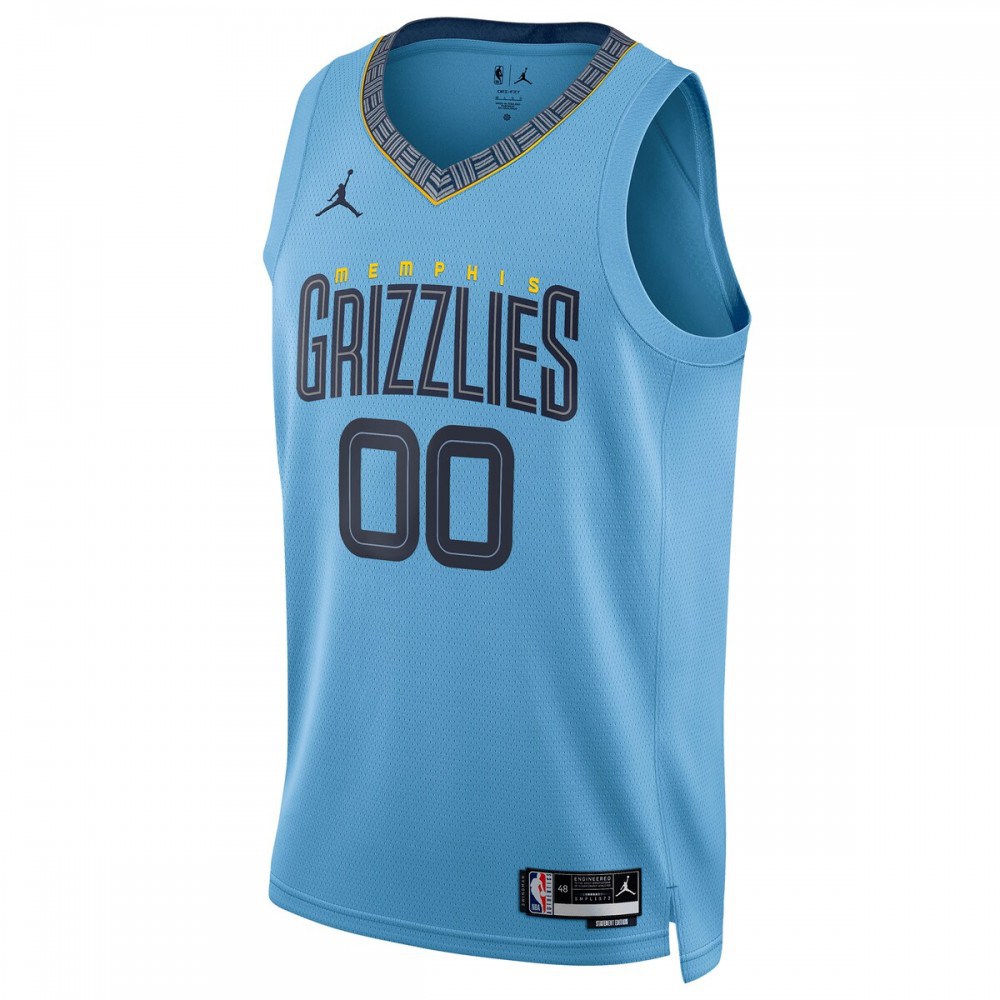 Memphis Grizzlies Jordan Brand Unisex 2022/23 Swingman Custom Jersey - Statement Edition - Blue-Pro Kit Vault | Brand New 26/27 Sports Jerseys